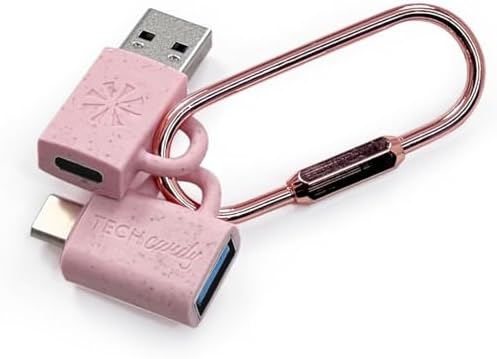 Tech Candy Adapt Dat™ - Juego de 2 adaptadores (USB a USB-C + USB...