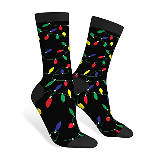 40Cm Calcetines De Pantorrilla Resistente Al Olor Calcetines Altos Hombres Antideslizantes Calcetine Media Caña Luz Brillante Para Hombre Unisex Mujer