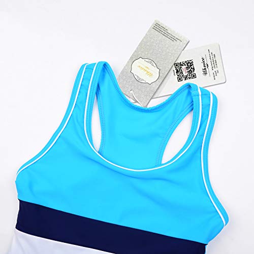Image of Uhnice Girls Swimsuit Two Piece Tankini Swimwear with Boyshort