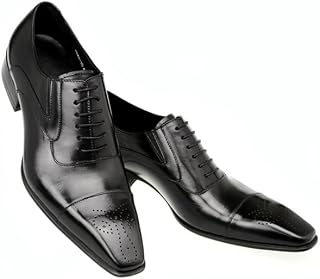 EVURU Men Dress Handmade Shoes PU Leather Male Oxford Italian Classic Vintage Lace-up Men Brogue Shoes Oxford Size 38-48