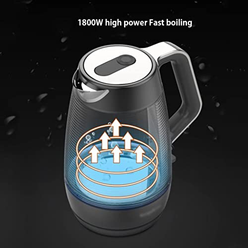 Tetera Eléctrica Clásica Doble Vidrio 1.5L 1800W miniatura 3