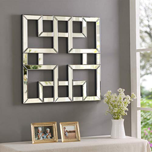 MOTINI Accent Wall Decor, Geometric Art Wall Mounted Mirrors