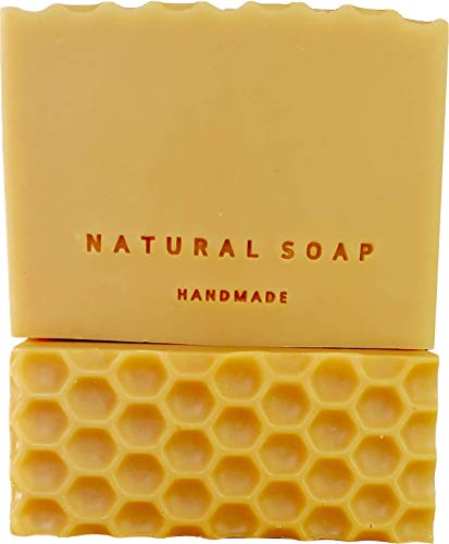 Goat Milk Soap Bars Calendula Infused Oil with Raw Organic Honey & Organic Shea Butter For Eczema, Psoriasis, Acne, Wrinkles, Sensitive Skin, and All Skin Types. Natural Face, Hand & Body Soap. Handmade In USA. (2 BARS with 4.5 - 4.8 oz EACH) Goat Milk Soap Bars Calendula Infused Oil with Raw Organic Honey & Organic Shea Butter For Eczema, Psoriasis, Acne, Wrinkles, Sensitive Skin, and All Skin Types. Natural Face, Hand & Body Soap. Handmade In USA. (2 BARS with 4.5 - 4.8 oz EACH)