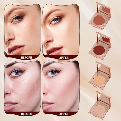 Colored Clay CC Undereye Corrector, Color Corrector for Dark Circles with Brush, Under Eye Concealer, Conceal & Brighten Dark Circles, Under Eye Hydrating Concealer (Natural, 1) - Image 6