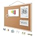for 16” x 24” Cork Boards for Walls with Wooden Frame 1pack, Double Sided Office ...