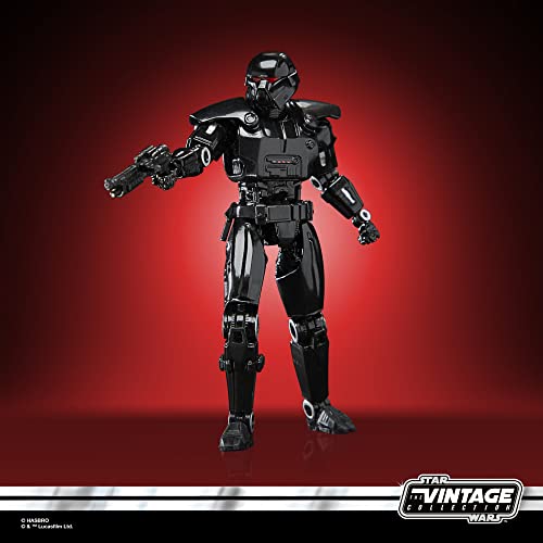 Star Wars The Vintage Collection Dark Trooper Toy, 3.75-Inch-Scale The Mandalorian Collectible Action Figure, Toys For Kids Ages 4 And Up, Multicolored, F5895 #TOP5