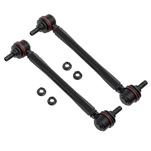 FAPO RACING Adjustable Front Stabilizer Sway Bar End Links Kits 225MM-265MM (Overall Length Bolt to Bolt), Ball Joint Stud Size 10mm, Aluminum Sway Bar