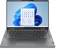Lenovo Yoga 7i Laptop, 14 inch 2.8K OLED 400nits, Intel i7-1260P, 16GB RAM, 1TB SSD, Intel Iris Xe, Backlit Keyboard + Pen, Wi-Fi 6E, Windows 11 Home, Strom Grey, 82QE0025AU