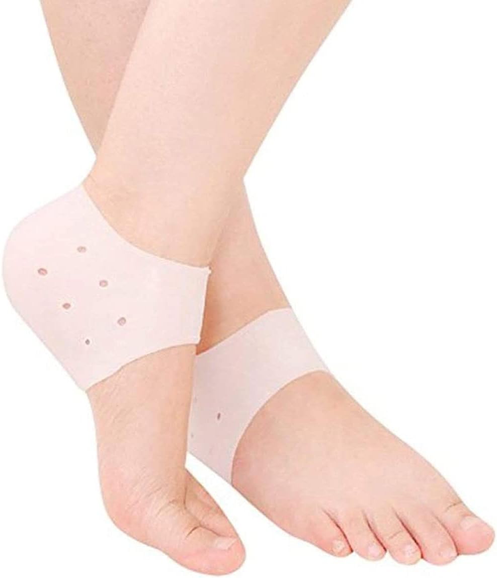 Pedimend™ Silicone Gel Breathable Heel Protector, Multicolor, One Size (Pack of 2)
