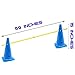 AKA SPORTS GEAR Hurdle-Cones & Poles Set（8pcs Cones Only）