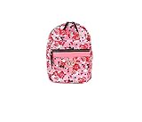 Tres bolsillos. Sanrio Hello Kitty Mochila Casual Moda Escuela Bolsa Rosa Flores Rosa A1606 178-152 Japón Importación