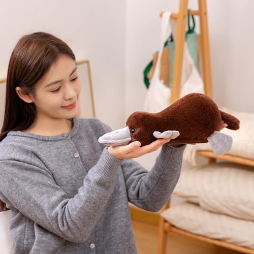 champracer Schnabeltier Kuscheltier Plüschtier Ente Kuscheltier Simuliertes Plüsch-Schnabeltier Puppe Geschenke für Kinder