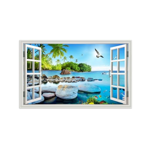 Tableau sur Toile Paysage Marin et Nature Décoration Murale Moderne 40x65cm