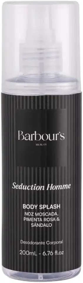 Barbour's Body Splash Seduction Homme 200ml (BB02079)