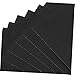 NUOBESTY 10pcs Black Sandpaper for Sand Painting Sketching and Art Crafts Versatile Sandpaper for Scrapbooking and Creativity for All Ages