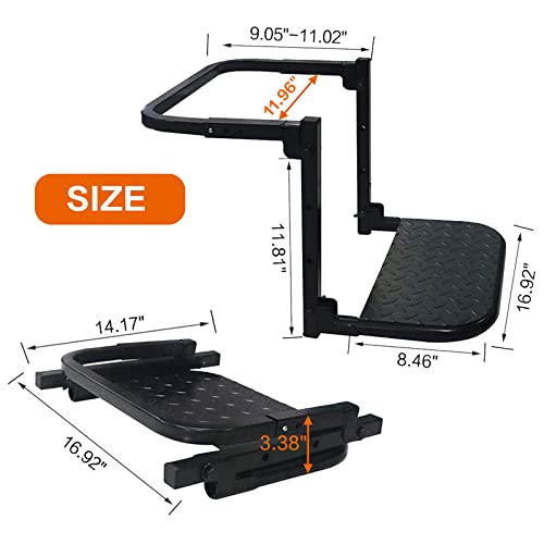 Amomd Heavy Duty Tire Step Foldable Portable Non-Slip Universal Tirestep Adjustable Height And Width For Truck Suv Rv Pickup 4Wd Pickup 4X4 Trucks #TOP5