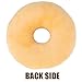 Gyapet Doy Toy Donut Squeaky Plush Assorted with Sprinkles 6 inch Stuffed Dessert Chew Sound Interactive Pet Gift Funny Cute [4pcs] Mix Colors