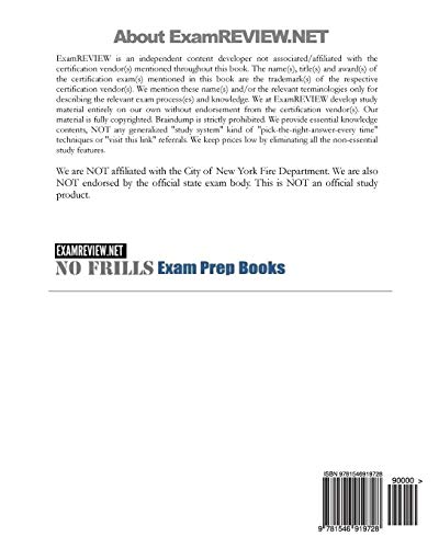 City of New York Full Service Shop (W-96) and Sales (S-96) of Portable Fire Extinguishers Exam: 60+ Self Practice Review Questions 2017 Edition