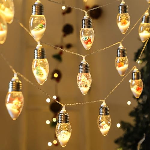 Iluminación para árbol de Navidad con bombillas LED para decoración exterior de fiesta 2