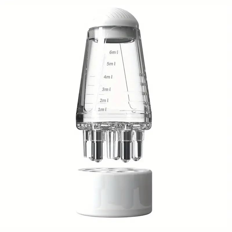 Hair Oil Applicator Comb, Smooth Root Comb Applicator Bottle For Scalp Oil, Anti Hair Loss Lotion Dispenser, Anti-Leak, 6Ml Scale Control, Salon Care, Oily/Greasy Hair (6 ML)-picture-32