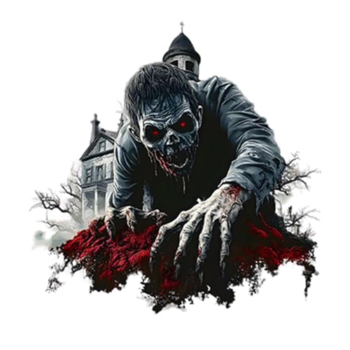 ハロウィン デカール, 室内用 3Dゾンビ ハロウィン装飾, 床用 窓用 アパート 教室 寝室 オフィス キュービィクル 浴室 自宅用 インテリア ステッカー