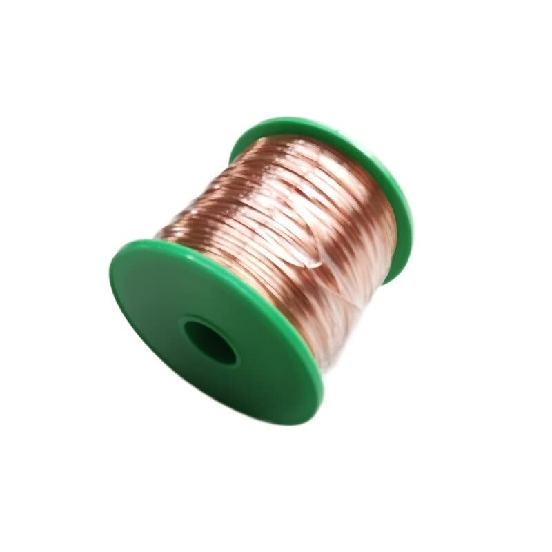 Aurorad 1kg/roll Enameled Copper Wire 0.04mm 0.2mm 0.3mm 1.5mm Magnet Wire Magnetic Coil Winding For Electromagnet Motor Inductance DIY (Size : 0.05mm 1kg)