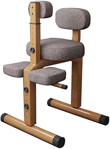 Kneeling Chair - Height Adjustable Stool for rt, Balance Seat for Writing and Learning (Grey)