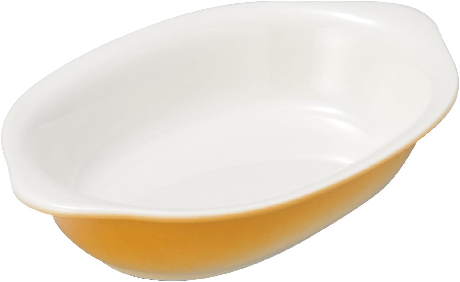 Koyo Pottery 19325077 Nevia, 7.9 inches (20 cm), Boat-shaped Gratan, Dishwasher Safe, Made in Japan