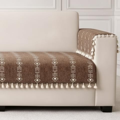 Image of STITCHNEST 'Artisoul Series' Chenille Sofa Cover