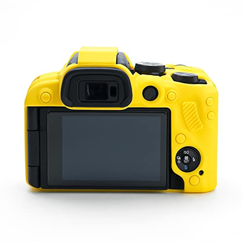 Rieibi EOS R10 Camera Case - Silicone Case for Canon EOS R10 - Protective Cover - Yellow - Image 2