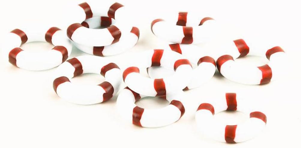 10pcs Resin Miniature Life Buoy Swim Ring Figurines Micro Landscape Decor|Home & Garden|Yard, Garden & Outdoor Living|Garden Dacor> Statues & Lawn Ornaments