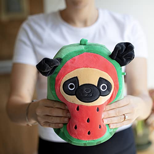 Squishmallows 8" Prince The Watermelon Pug - Officially Licensed Kellytoy Plush - Collectible Soft & Squishy Dog Stuffed Animal Toy - Add To Your Squad - Gift For Kids, Girls & Boys - 8 Inch #TOP4