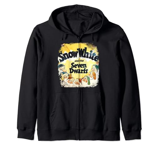 Sweat Disney Snow White vintage cover veste à capuche zippée Blanche Neige