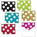 Foil Polka Dot Note Card Assortment Pack - Set of 24 cards - 4 designs, blank inside - with White envelopes