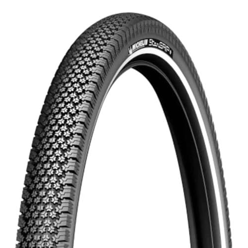 Pneu Michelin Star Grip 28 pouces Reflex noir idéal pour le vélotaf et la ville