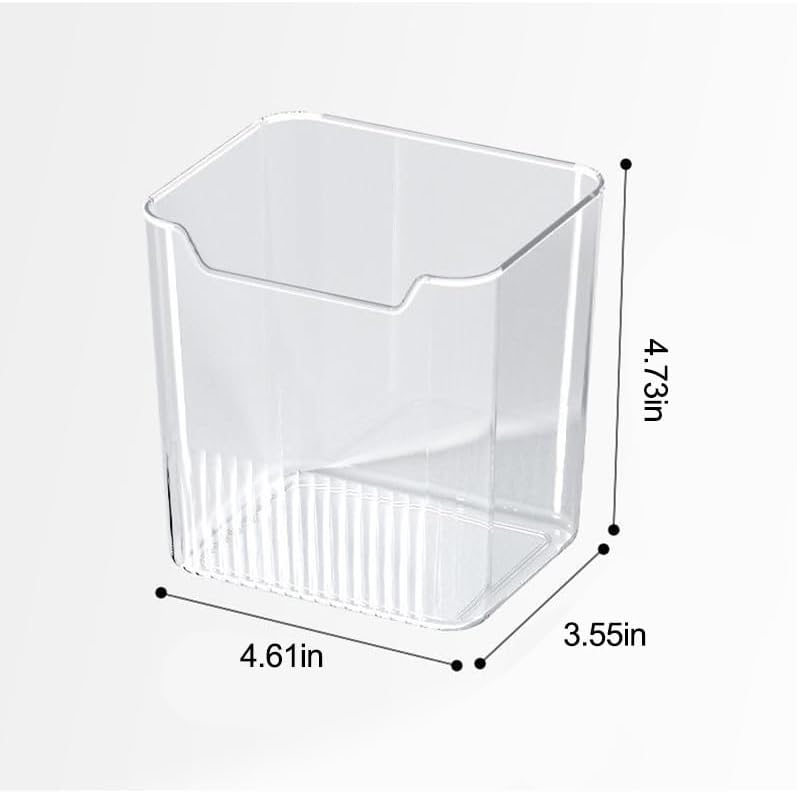Miniatura 3 de Paquete de 3 contenedores para refrigerador, organizador de puerta lateral, sin taladro, soporte para especias y latas