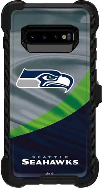 Skinit Decal Skin Compatible with OtterBox Defender Galaxy S10 Plus - Officially Licensed NFL Seattle Seahawks Design