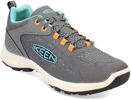 KEEN Women's Terradora Speed Breathable Lightweight Hiking Sneakers, Steel Grey/Ipanema, 8.5 | Image 3