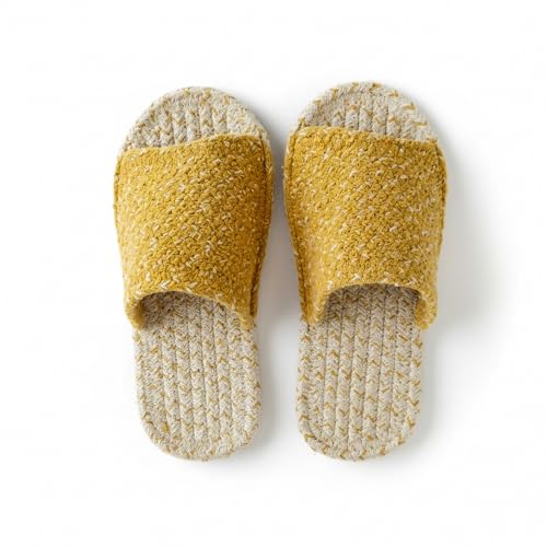 Image of Sohum V Strap Cotton Braided Slippers for Men & Women 1 Pair | Ultra-Soft, Lightweight & Breathable| Handmade Unisex Flip Flops