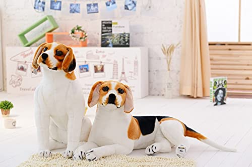 Amazon.co.jp: 30-90cmリアルなぬいぐるみ巨大ビーグル犬のおもちゃ