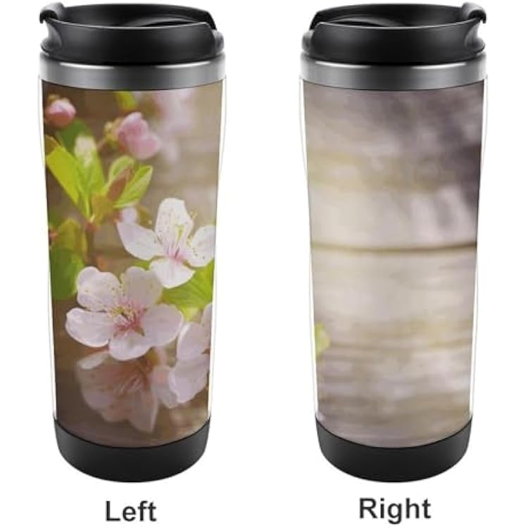 vacuum flask Cup Spring And Flowe Printed Premium Stainless Steel Vacuum Insulated Water Bottle for Hot Cold Drinks Gym Office