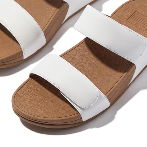 Image of FitFlop Women's Lulu Adjustable Leather Slides