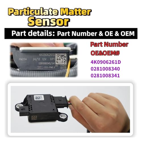 Capteur NOx Audi A6 résout le voyant moteur de la sonde particules 4K0906261D