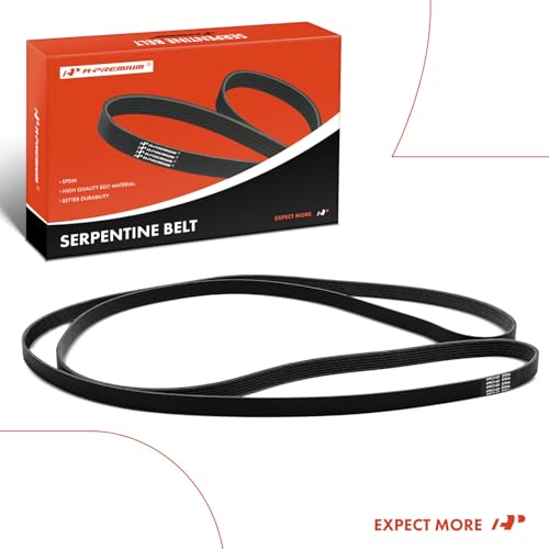 A-Premium Serpentine Belt 124.76 In for Ford F-150 F150, Mustang, 2005-2010, V8 4.6L, Gas Only, Location - Supercharger by A-Premium - Image 9