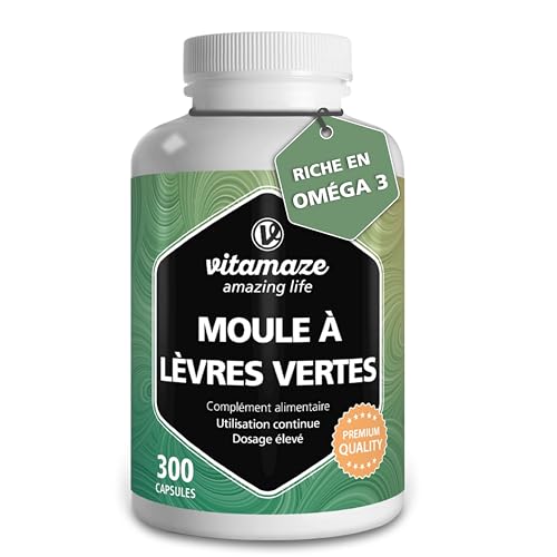 Moule Verte Nouvelle Zélande 1500 mg 300 Gélules