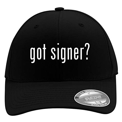 got Signer? - Men's Flexfit Baseball Cap Hat, Black, Large/X-Large