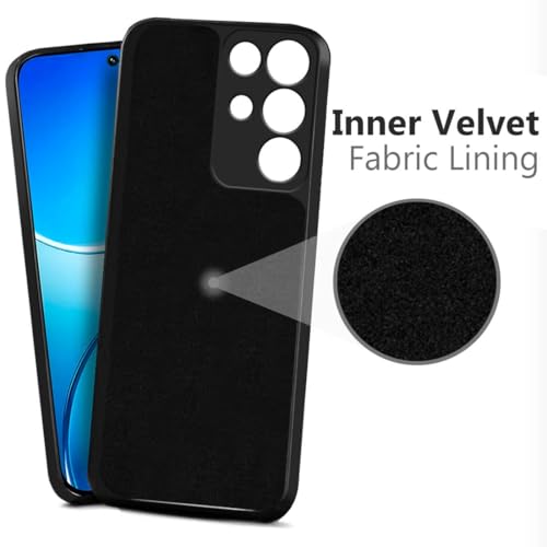 Fashionury Liquid Silicon Back Cover for Realme Narzo 90X 5G Black - Image 6