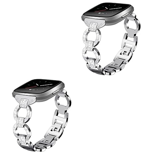 Bande de montre en acier inoxydable à maillons robustes et élégants pour femme