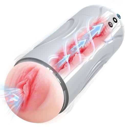Automatic Male Masterburbatar with 10 Vibration Sucking Blowjobob Machine for Man Masterbator Life Size Sleeve Hoodies, Male Masturebster Hands Free Pocket Puzzy Silicone Full Body Underwear PWO01