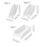 3PCS Dinner Plate Holder,Plastic Kitchen Cabinet Organizer for Dishes Vertical Dishes Storage Rack for Kitchen Countertop(White),3 sizes - Image 3